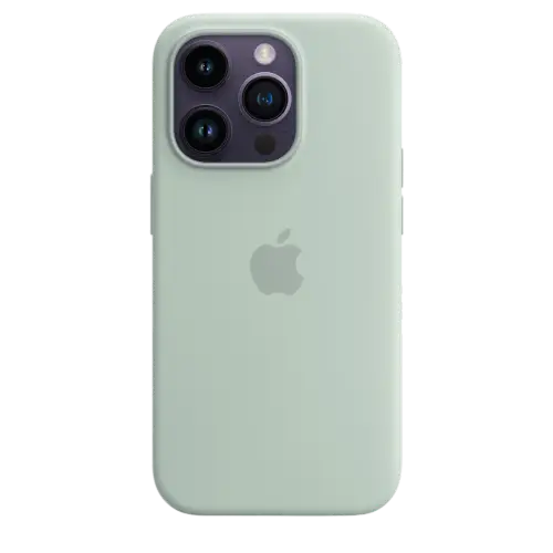 غطاء حماية آبل لآيفون 14 برو من السيليكون مع ماجسيف